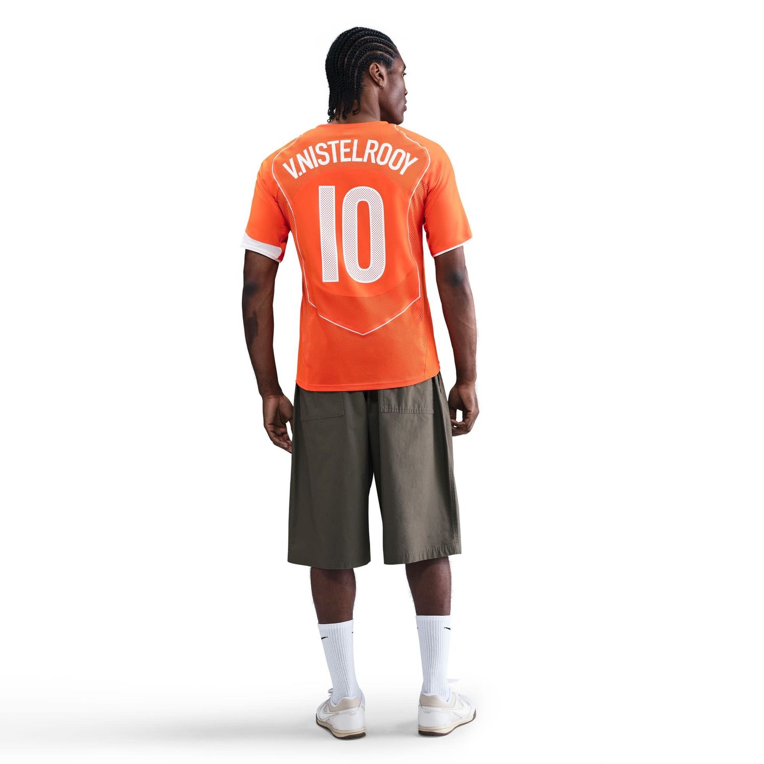 V.NISTELROOY HOLLAND REISSUE AUTHENTIC HOME JERSEY (ORANGE)