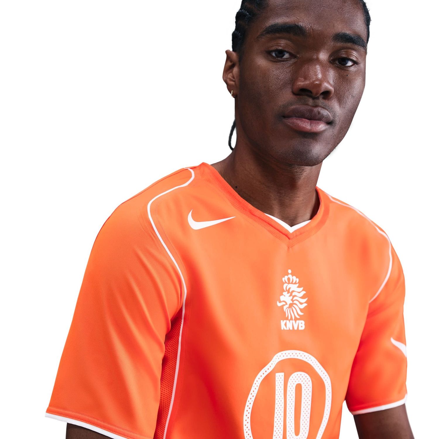 V.NISTELROOY HOLLAND REISSUE AUTHENTIC HOME JERSEY (ORANGE)