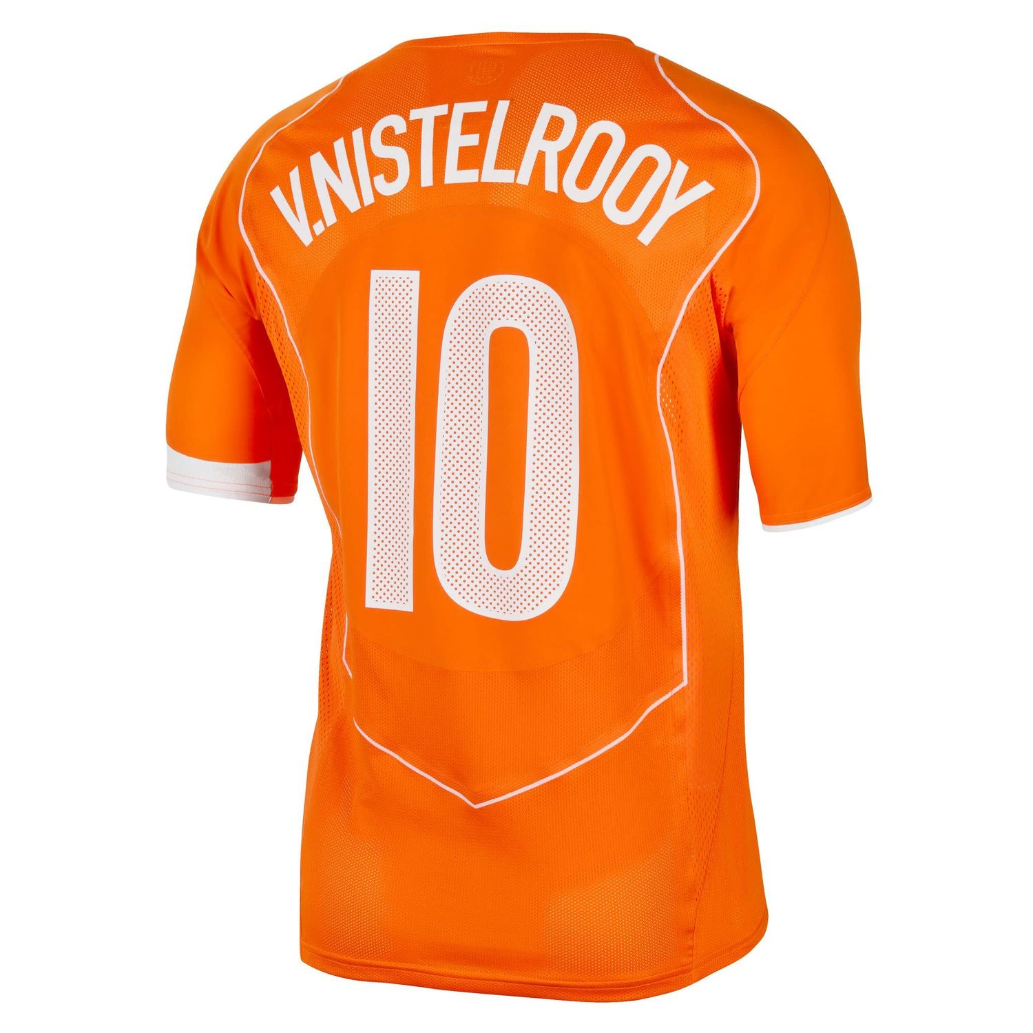 V.NISTELROOY HOLLAND REISSUE AUTHENTIC HOME JERSEY (ORANGE)