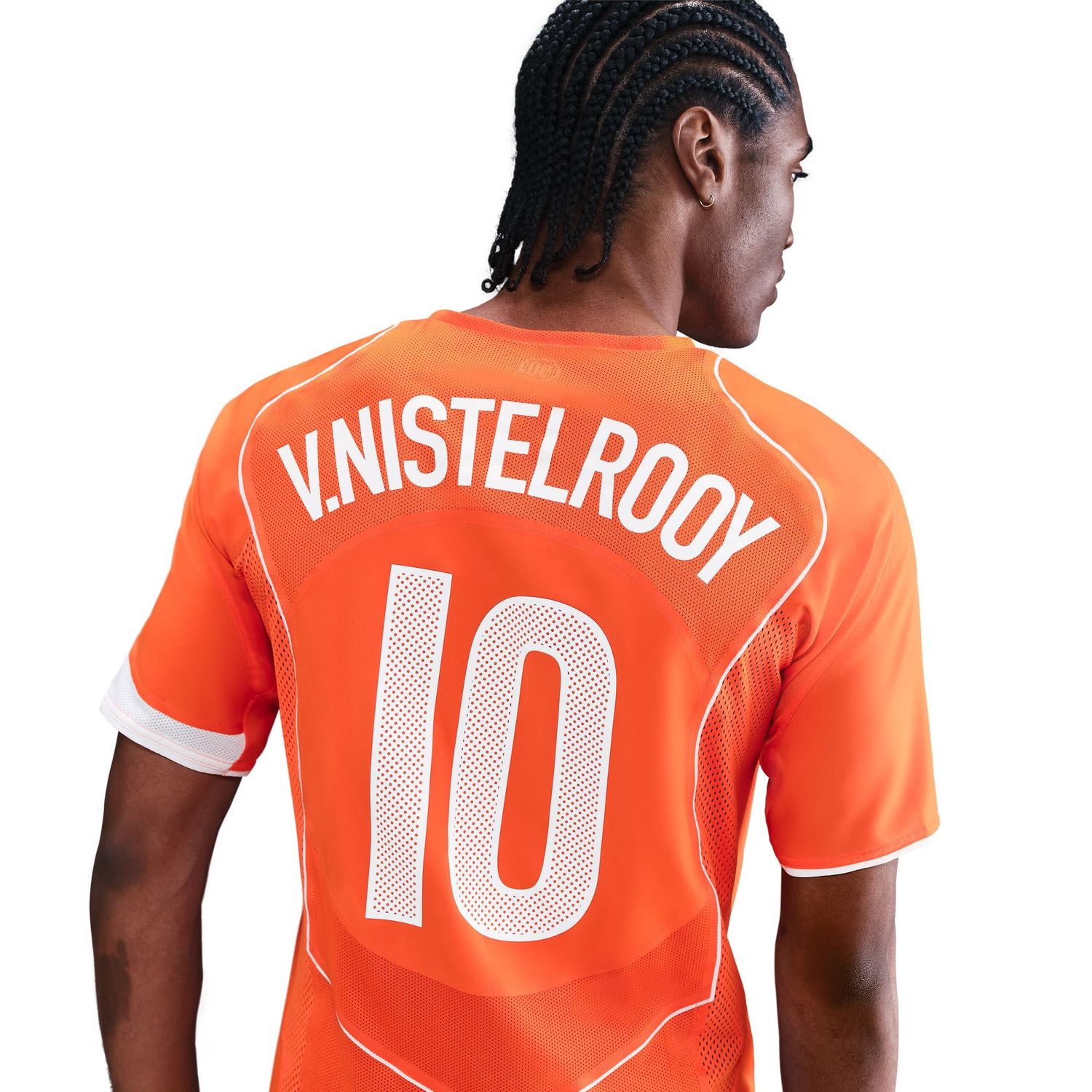 V.NISTELROOY HOLLAND REISSUE AUTHENTIC HOME JERSEY (ORANGE)