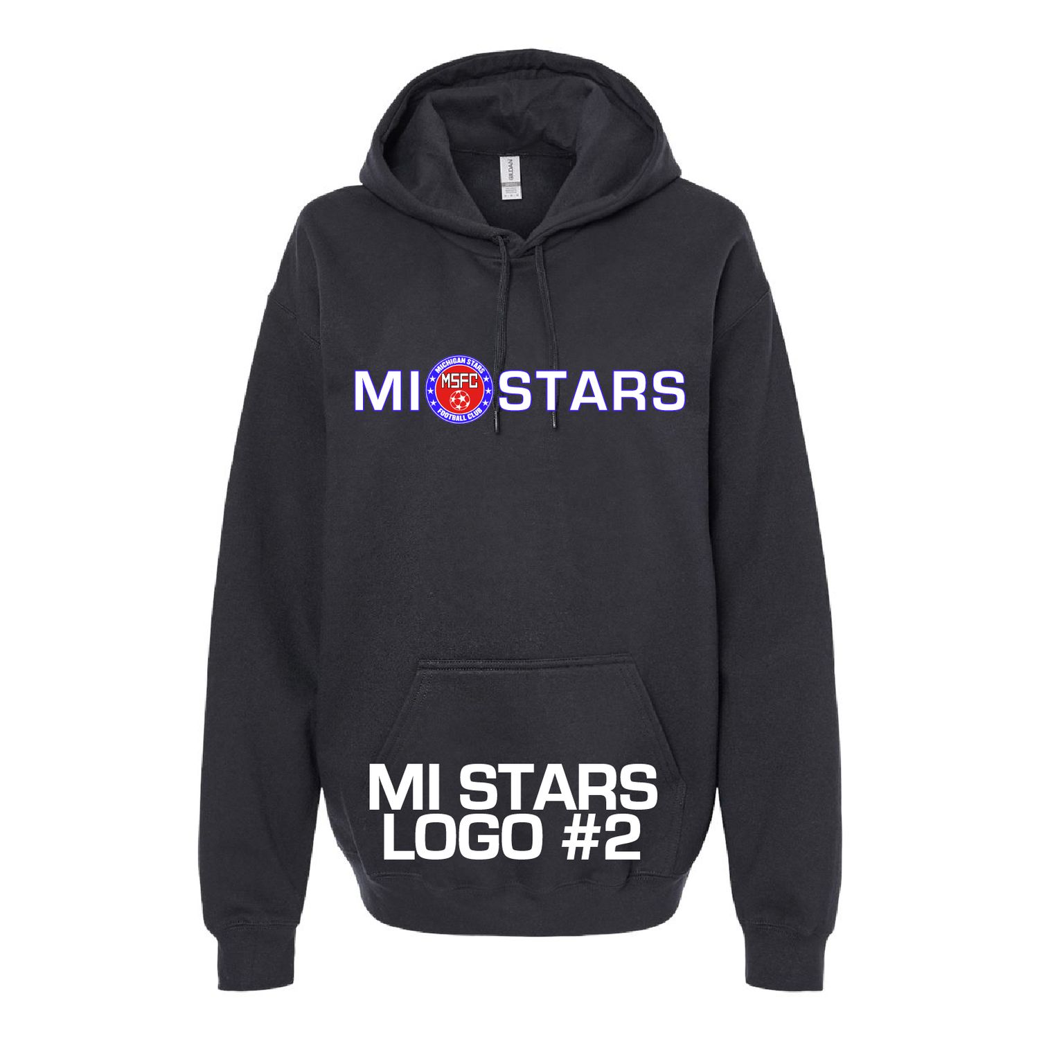 MI STARS LOGO HOODIE (BLACK)