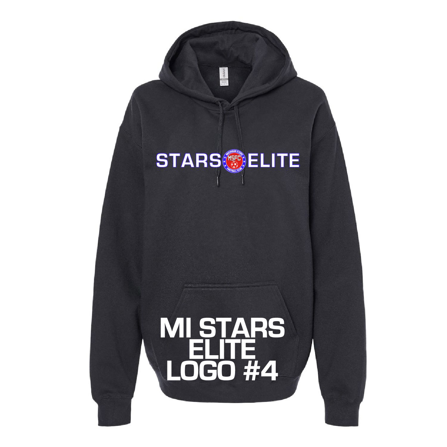 MI STARS LOGO HOODIE (BLACK)