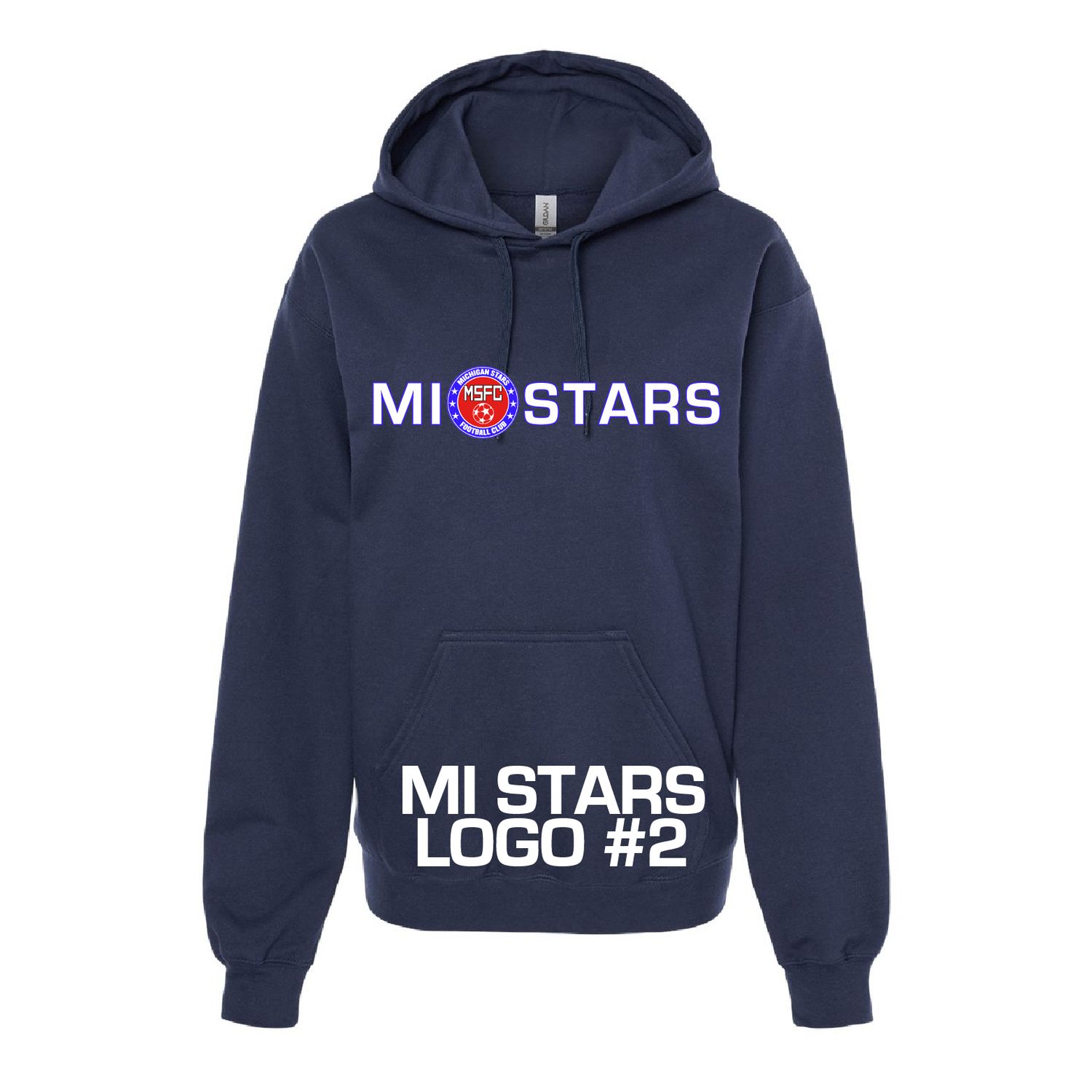 MI STARS LOGO HOODIE (NAVY)