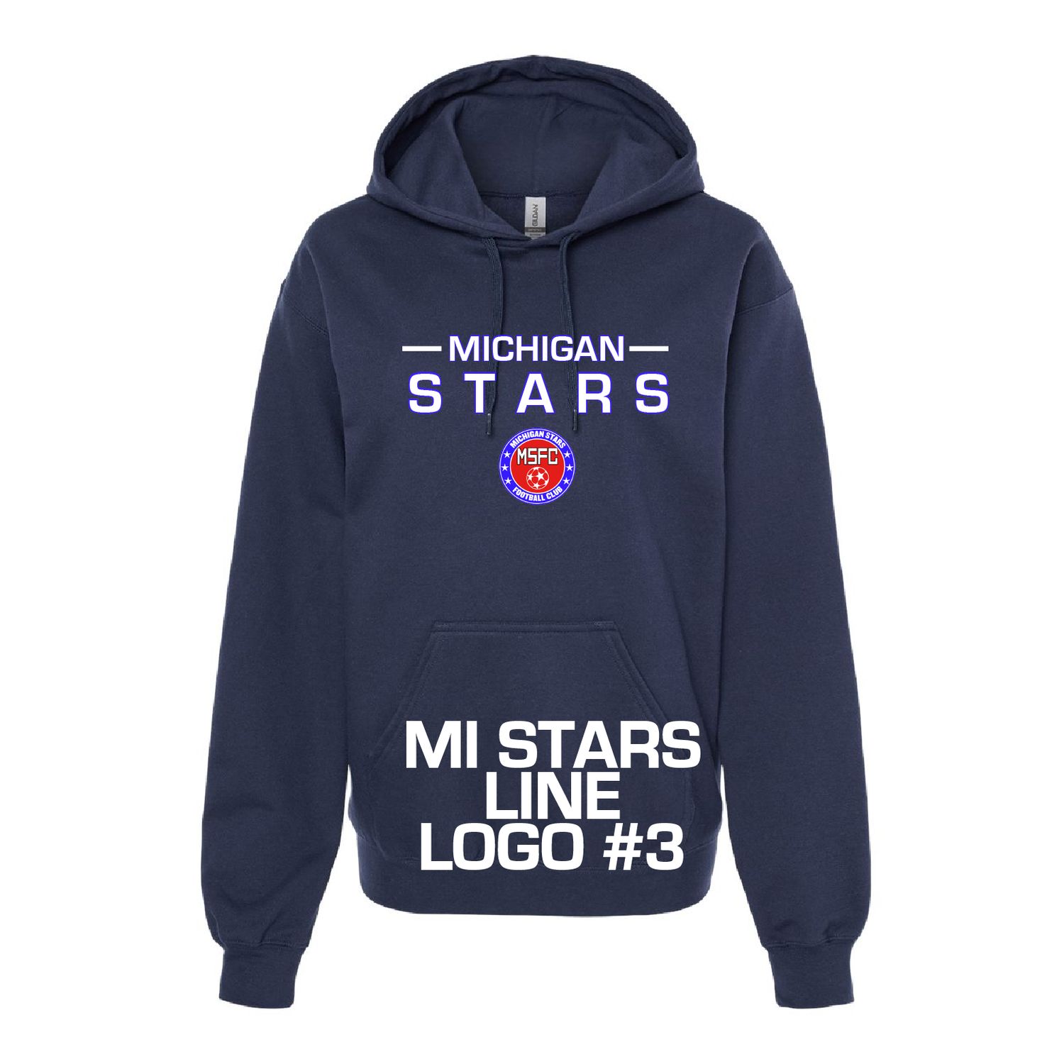MI STARS LOGO HOODIE (NAVY)