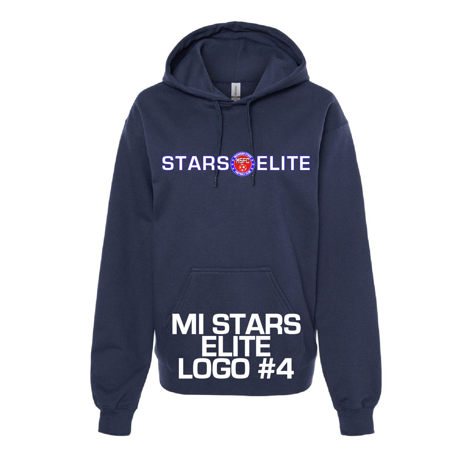MI STARS LOGO HOODIE (NAVY)