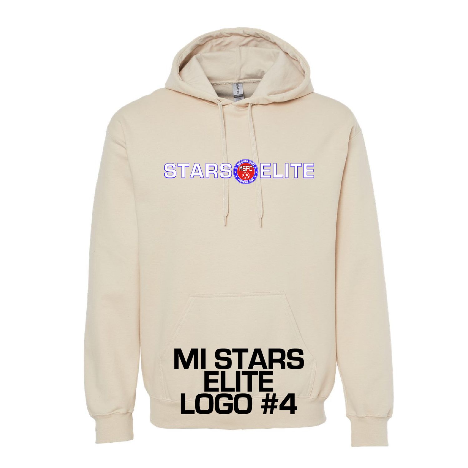 MI STARS LOGO HOODIE (TAN)