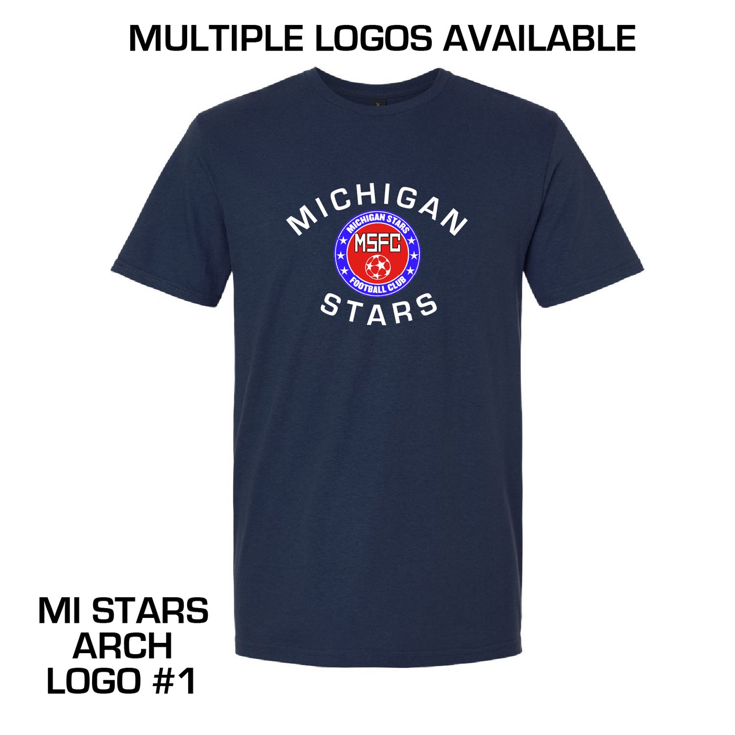 MI STARS SOFT SS TEE (NAVY)
