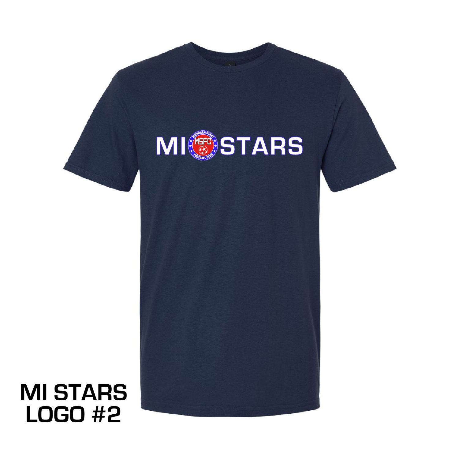 MI STARS SOFT SS TEE (NAVY)