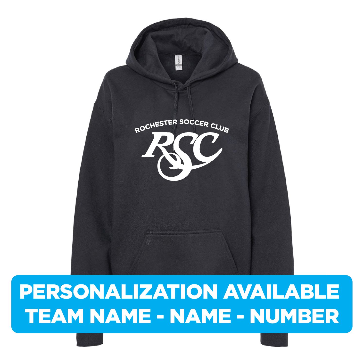 RSC REC HOODED SWEATSHIRT BLACK