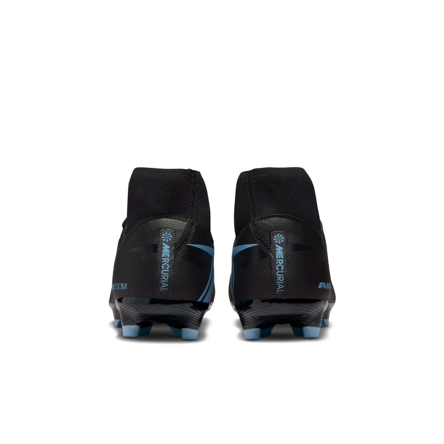 ZOOM MERCURIAL SUPERFLY 10 ACADEMY FG/MG (BLACK/LIGHT BLUE)