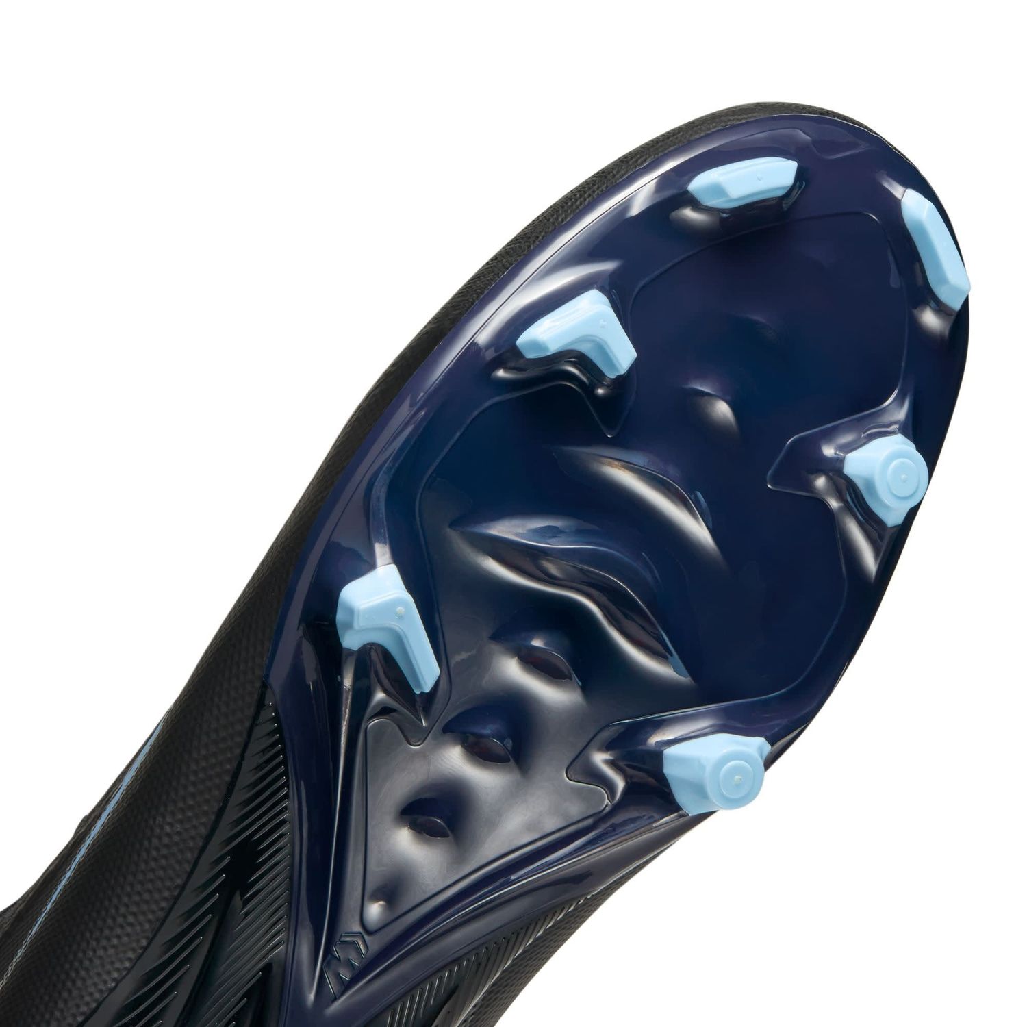 ZOOM MERCURIAL SUPERFLY 10 ACADEMY FG/MG (BLACK/LIGHT BLUE)