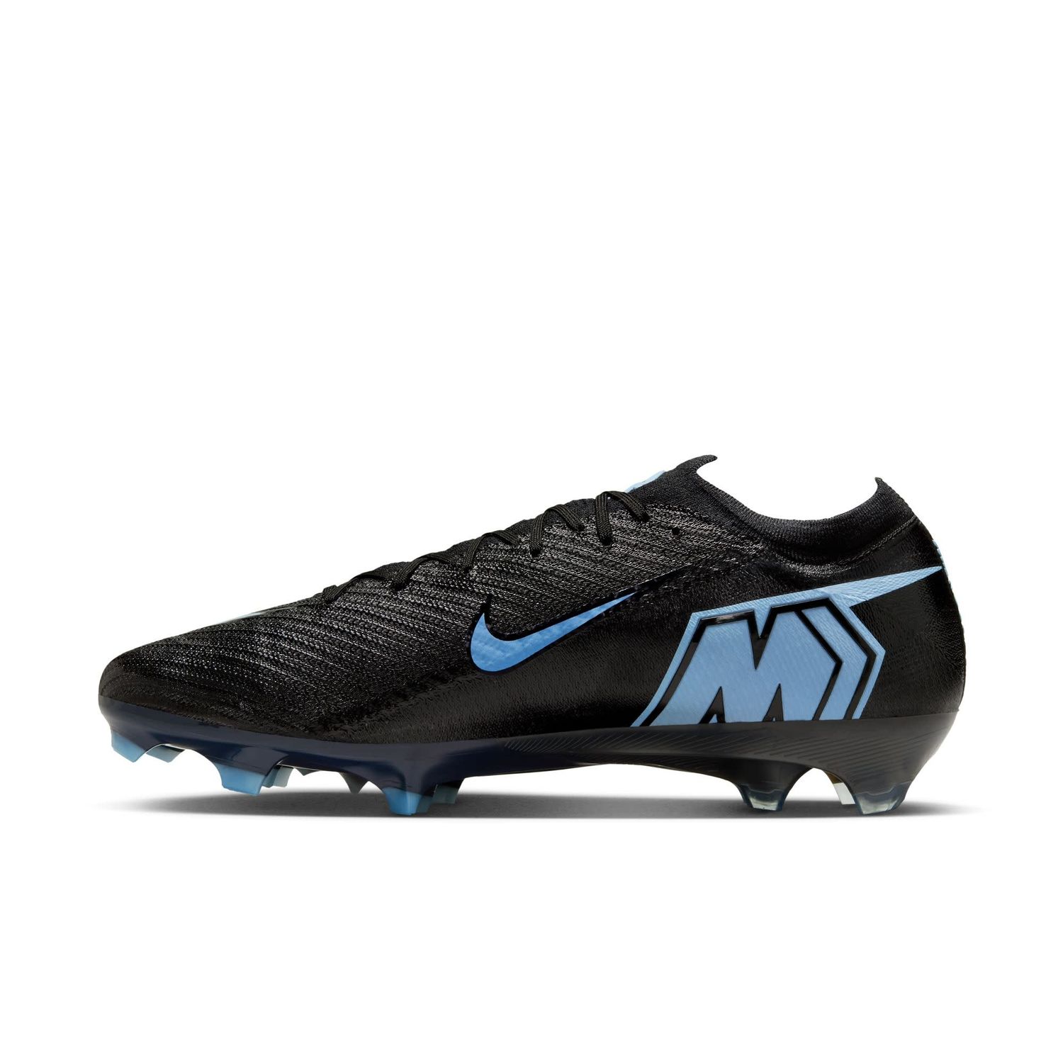 ZOOM MERCURIAL VAPOR 16 ELITE FG (BLACK/LIGHT BLUE)