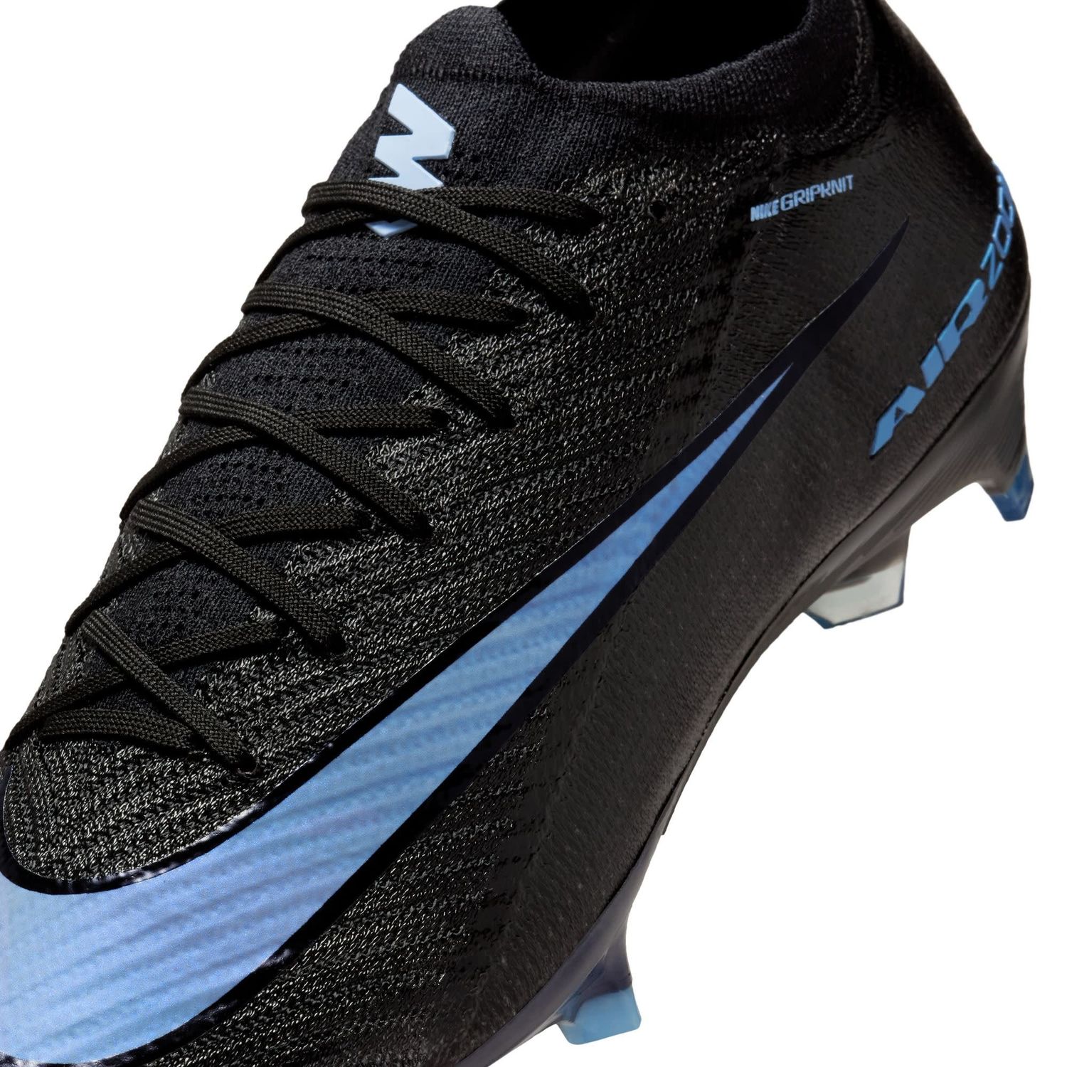 ZOOM MERCURIAL VAPOR 16 ELITE FG (BLACK/LIGHT BLUE)