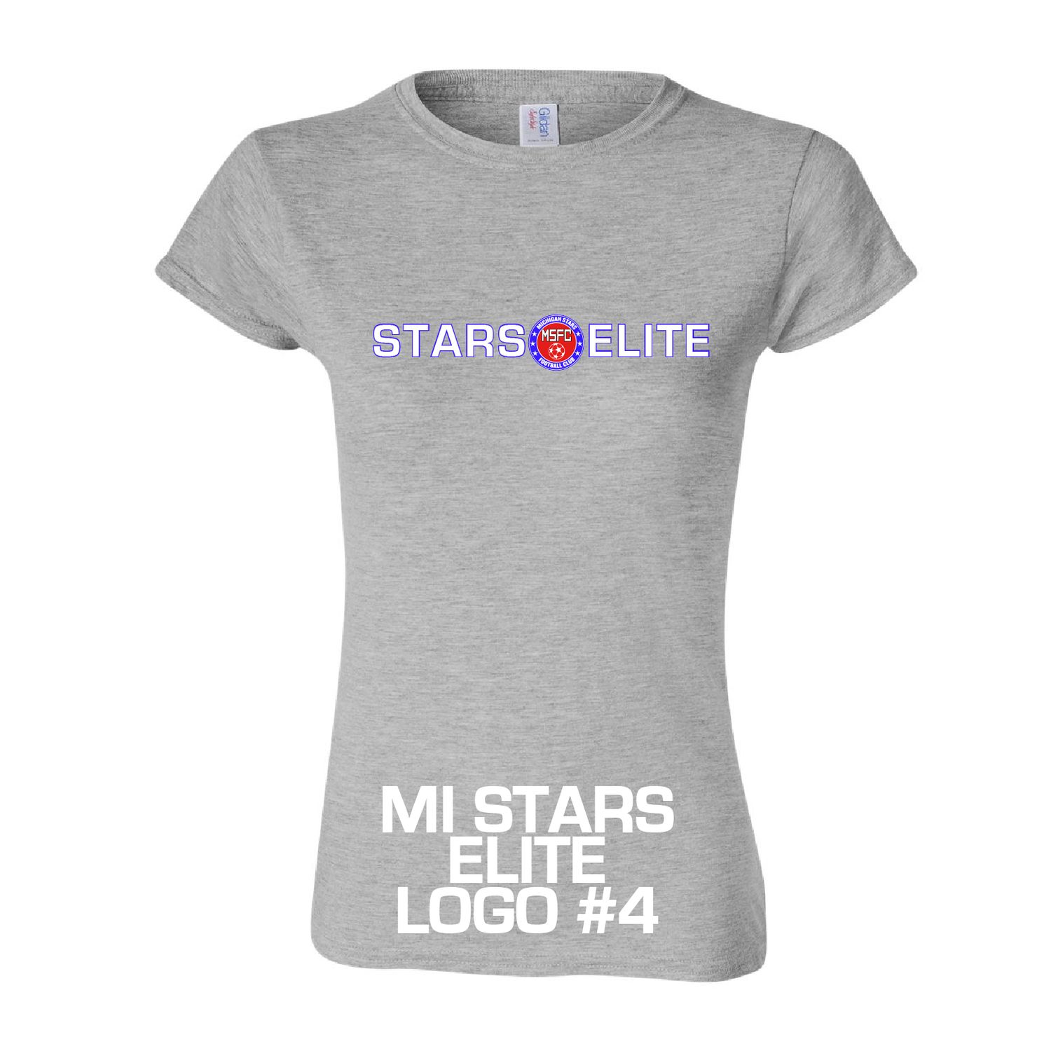 MI STARS SOFT SS TEE WOMENS (GRAY)