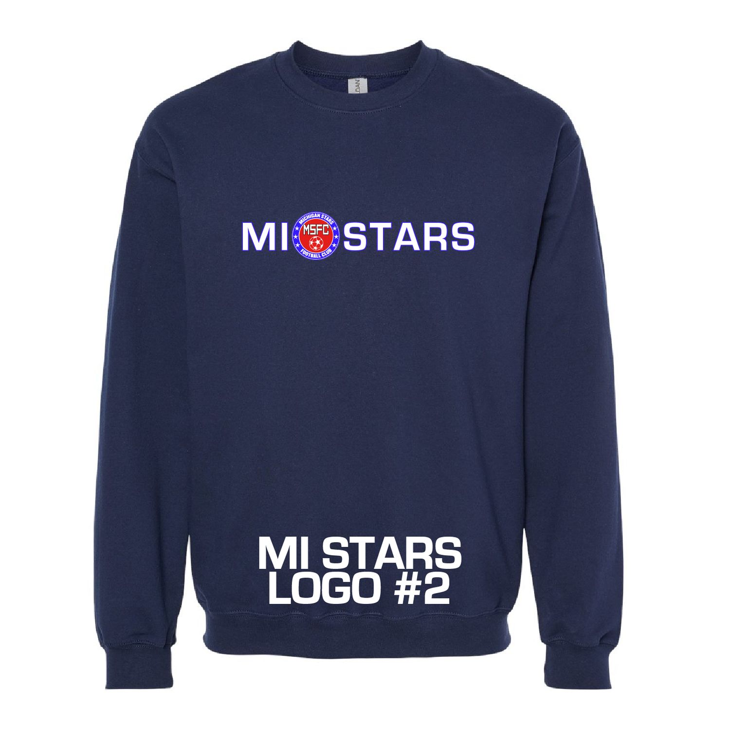 MI STARS CREW SWEATSHIRT (NAVY)