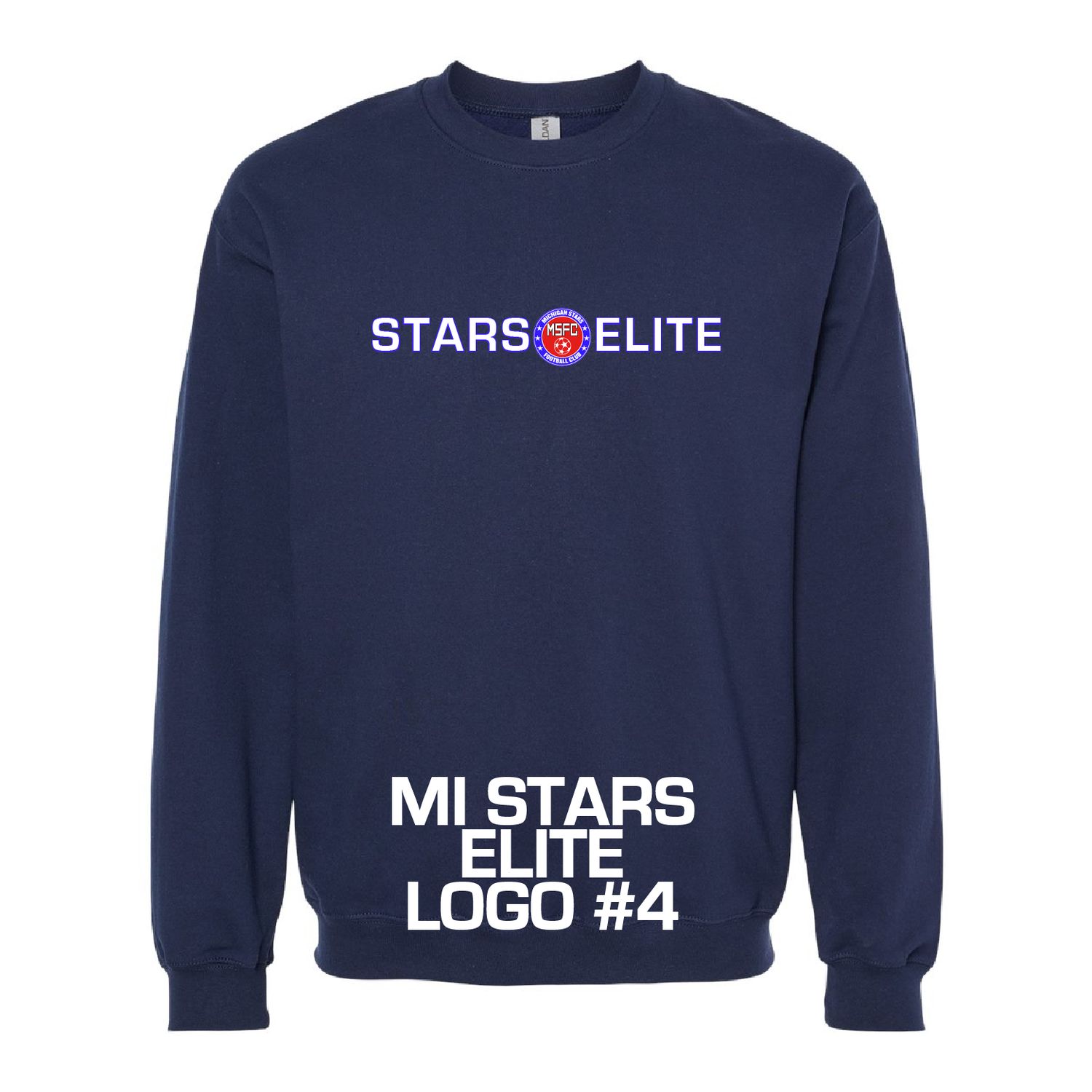 MI STARS CREW SWEATSHIRT (NAVY)