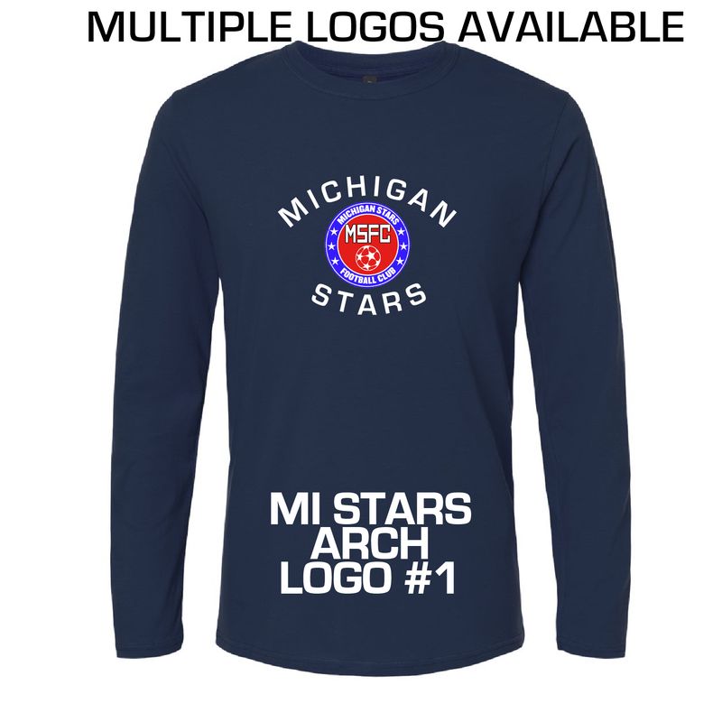 MI STARS SOFT LS TEE (NAVY)