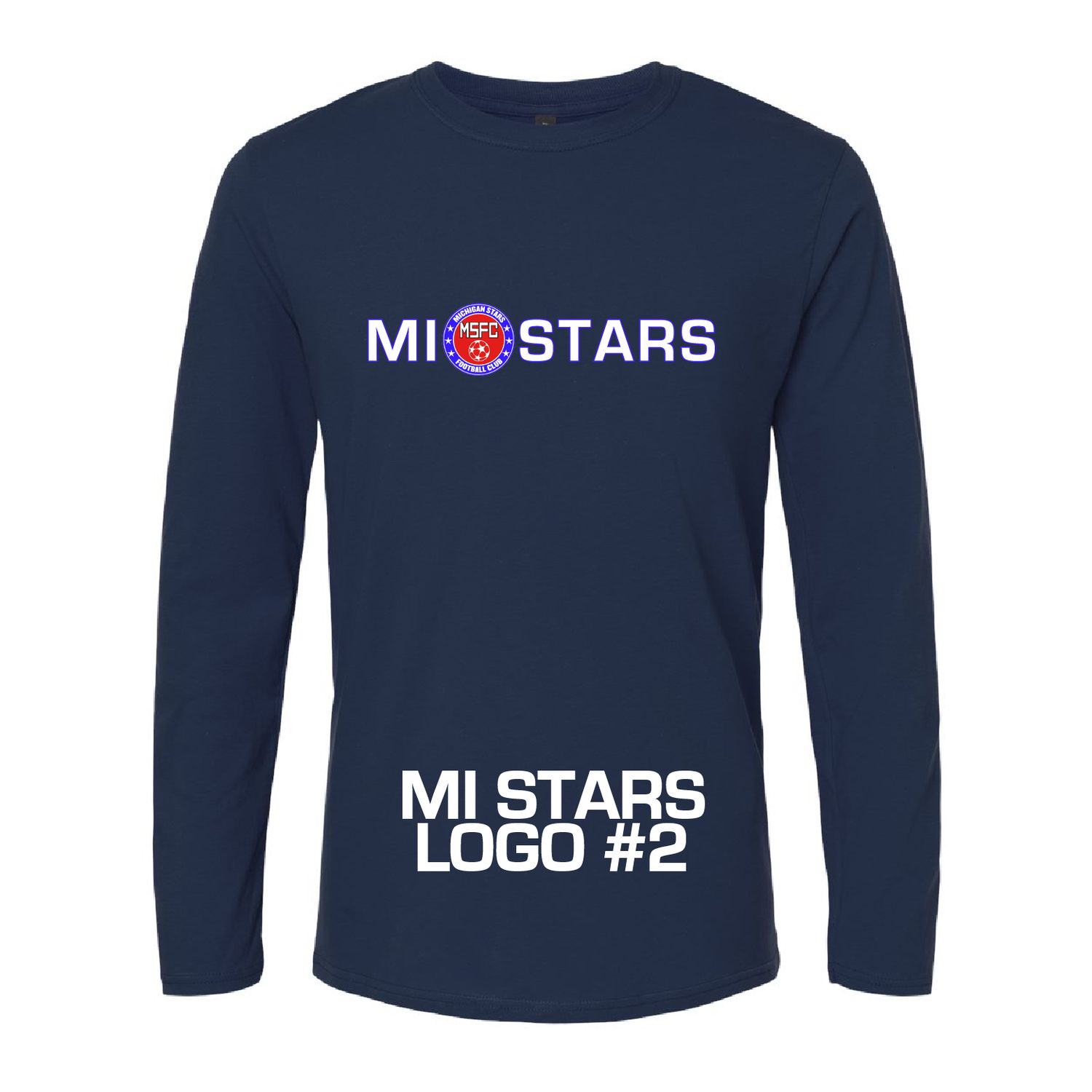 MI STARS SOFT LS TEE (NAVY)