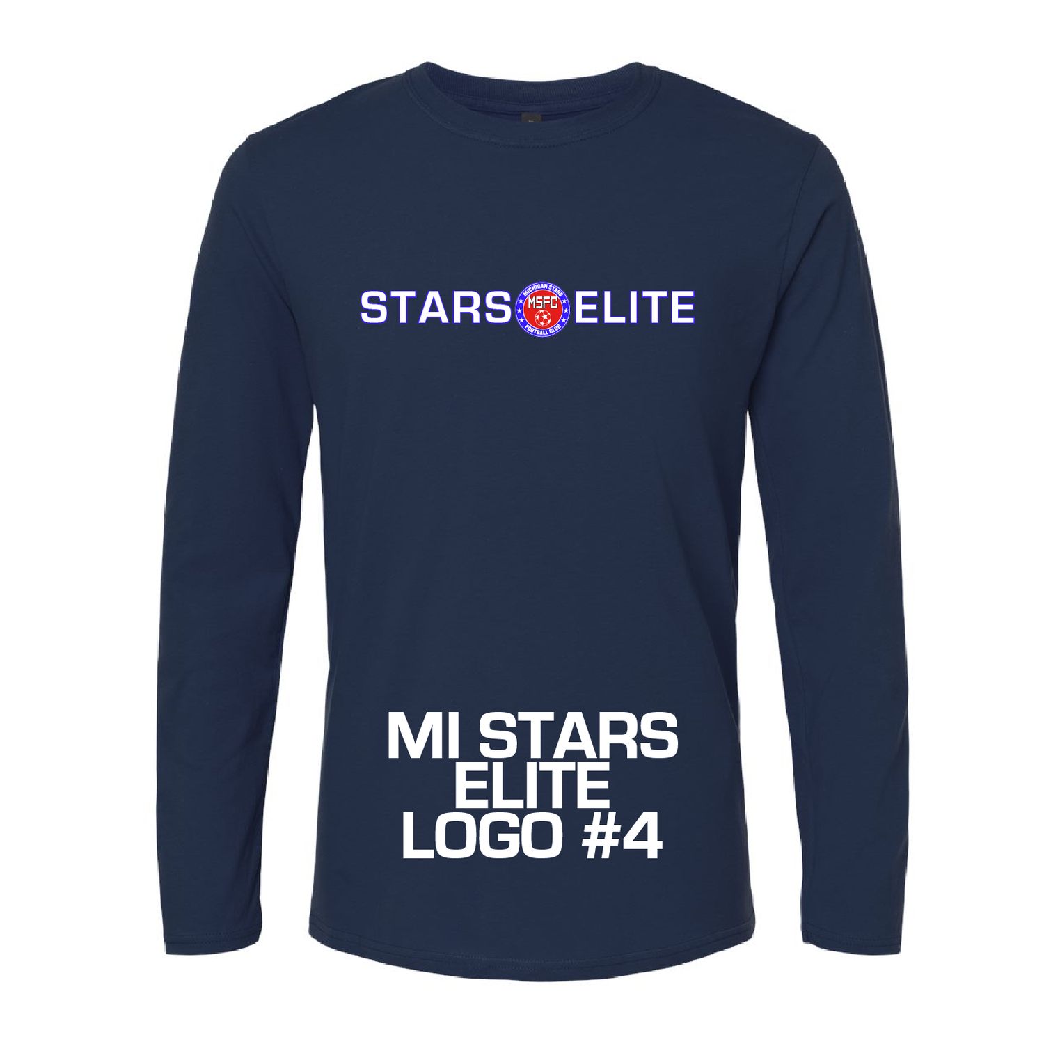 MI STARS SOFT LS TEE (NAVY)