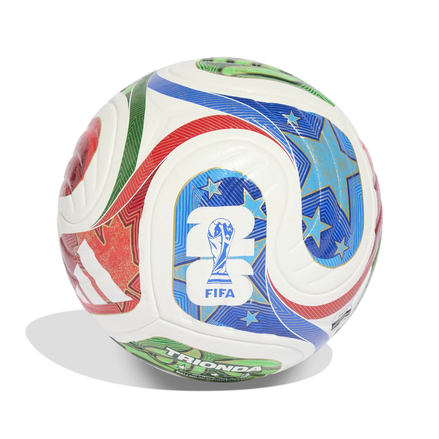 WORLD CUP 2026 TRIONDA PRO OFFICIAL MATCH BALL (RED/GREEN/BLUE)