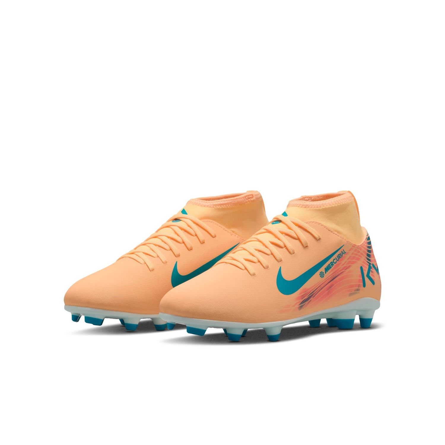MERCURIAL SUPERFLY 10 CLUB KM FG/MG JR (ORANGE/BLUE)