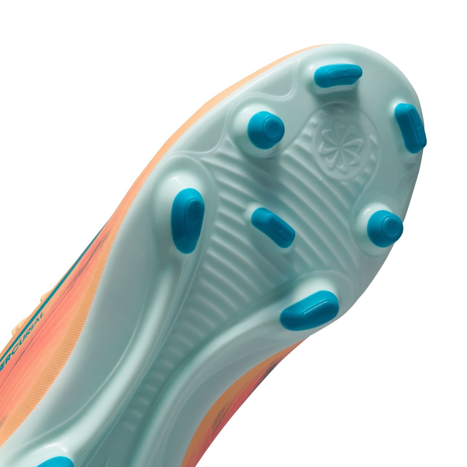 MERCURIAL SUPERFLY 10 CLUB KM FG/MG JR (ORANGE/BLUE)