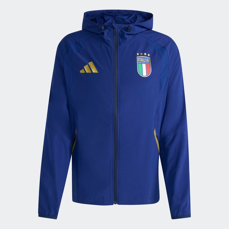 ITALY 2026 TIRO TRAVEL FULL ZIP WINDBREAKER JACKET (BLUE)