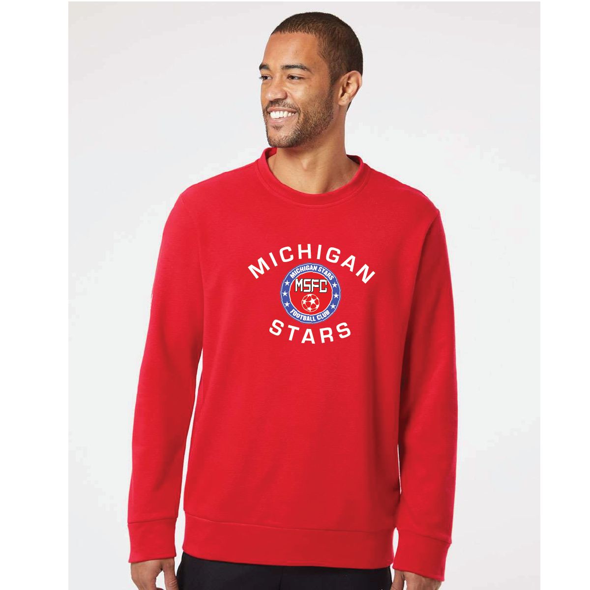 MI STARS ADI FLEECE CREW (RED)