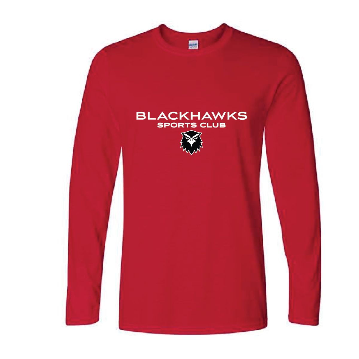 BLACKHAWKS LS SOFT TEE (RED)
