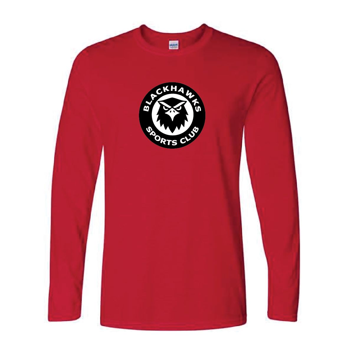 BLACKHAWKS LS SOFT TEE (RED)