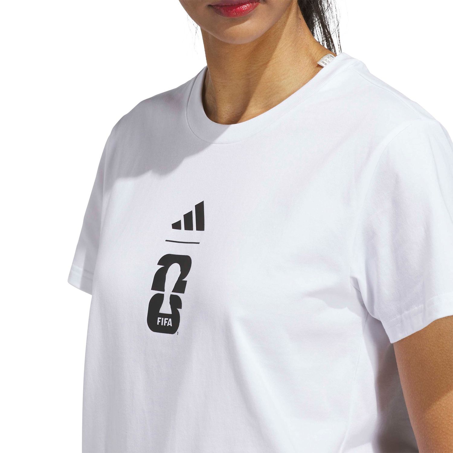 WORLD CUP 2026 MATCH BALL GRAPHIC TEE WOMEN (WHITE)