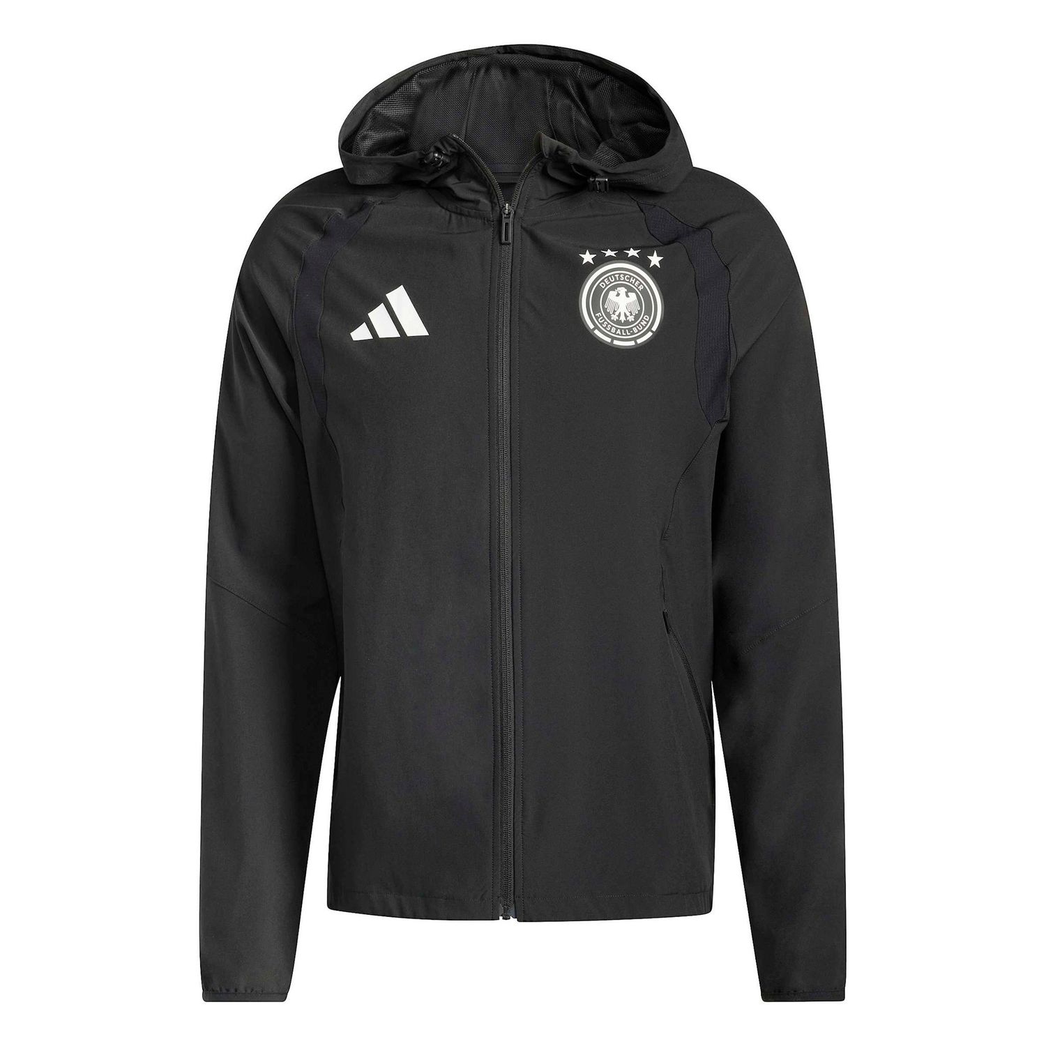 GERMANY 2026 TIRO TRAVEL FULL ZIP WINDBREAKER (BLACK)