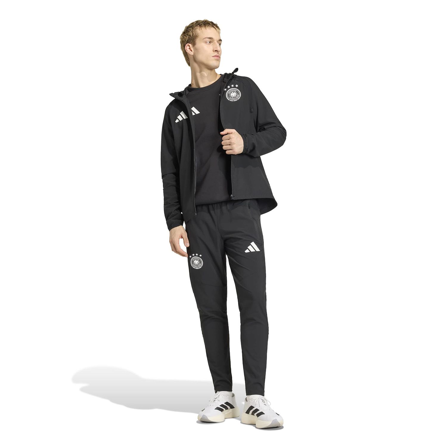 GERMANY 2026 TIRO TRAVEL FULL ZIP WINDBREAKER (BLACK)