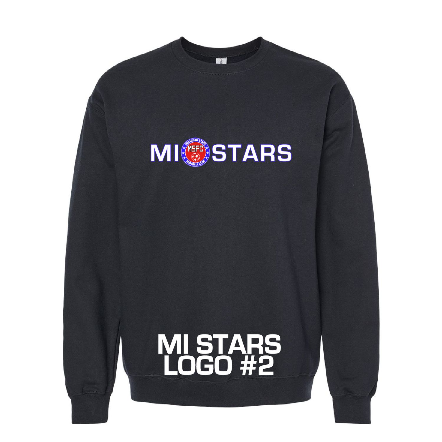MI STARS CREW SWEATSHIRT (BLACK)