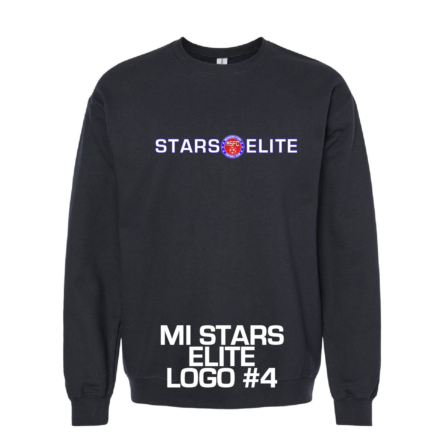 MI STARS CREW SWEATSHIRT (BLACK)