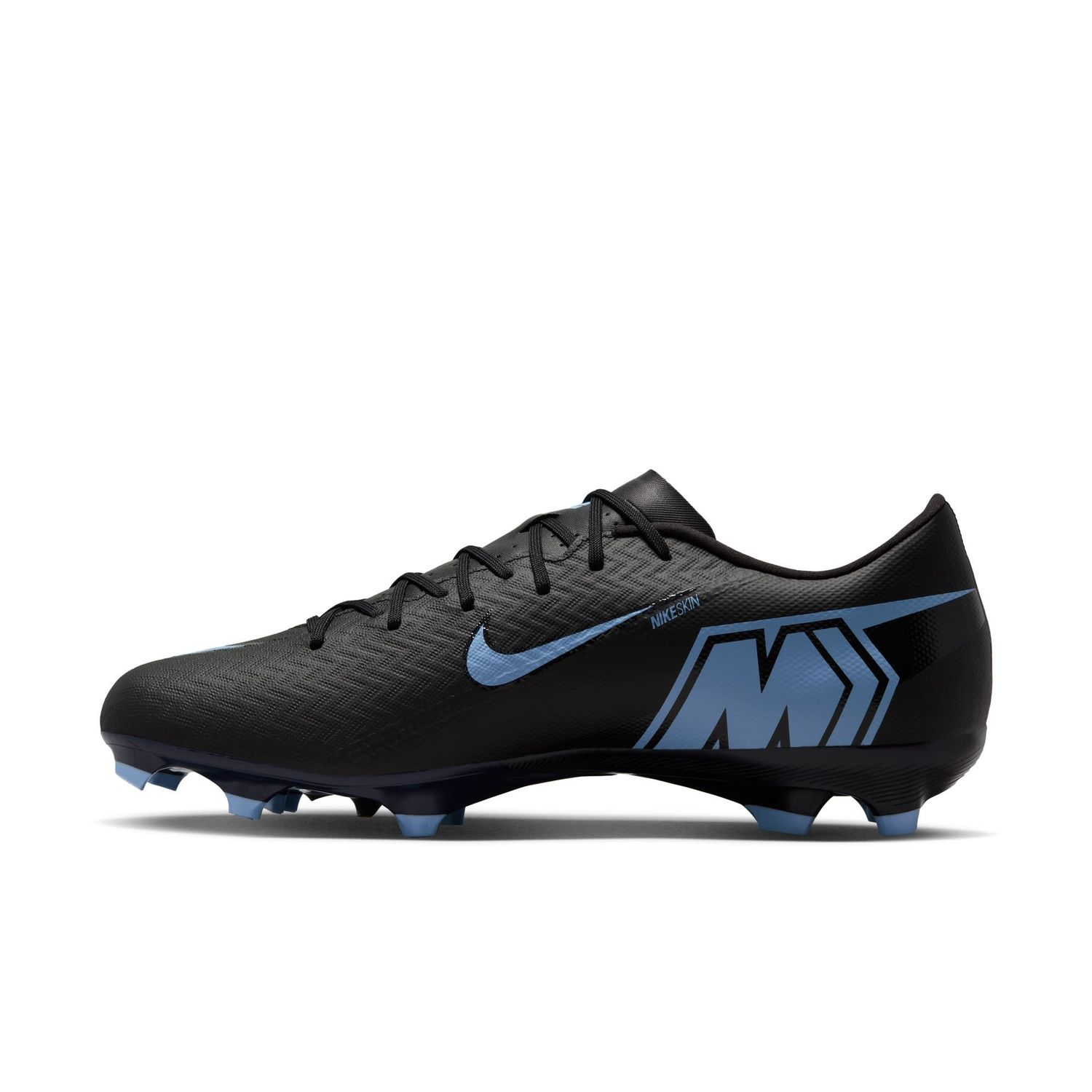 ZOOM MERCURIAL VAPOR 16 ACADEMY FG/MG (BLACK/LIGHT BLUE)