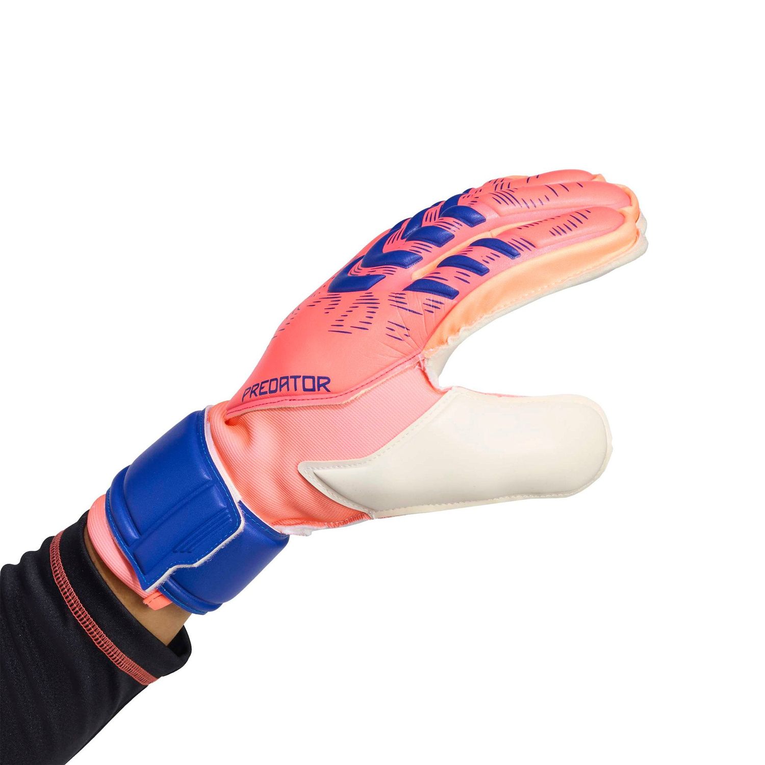 PREDATOR MATCH FINGERSAVE GK GLOVES (CORAL/BLUE)