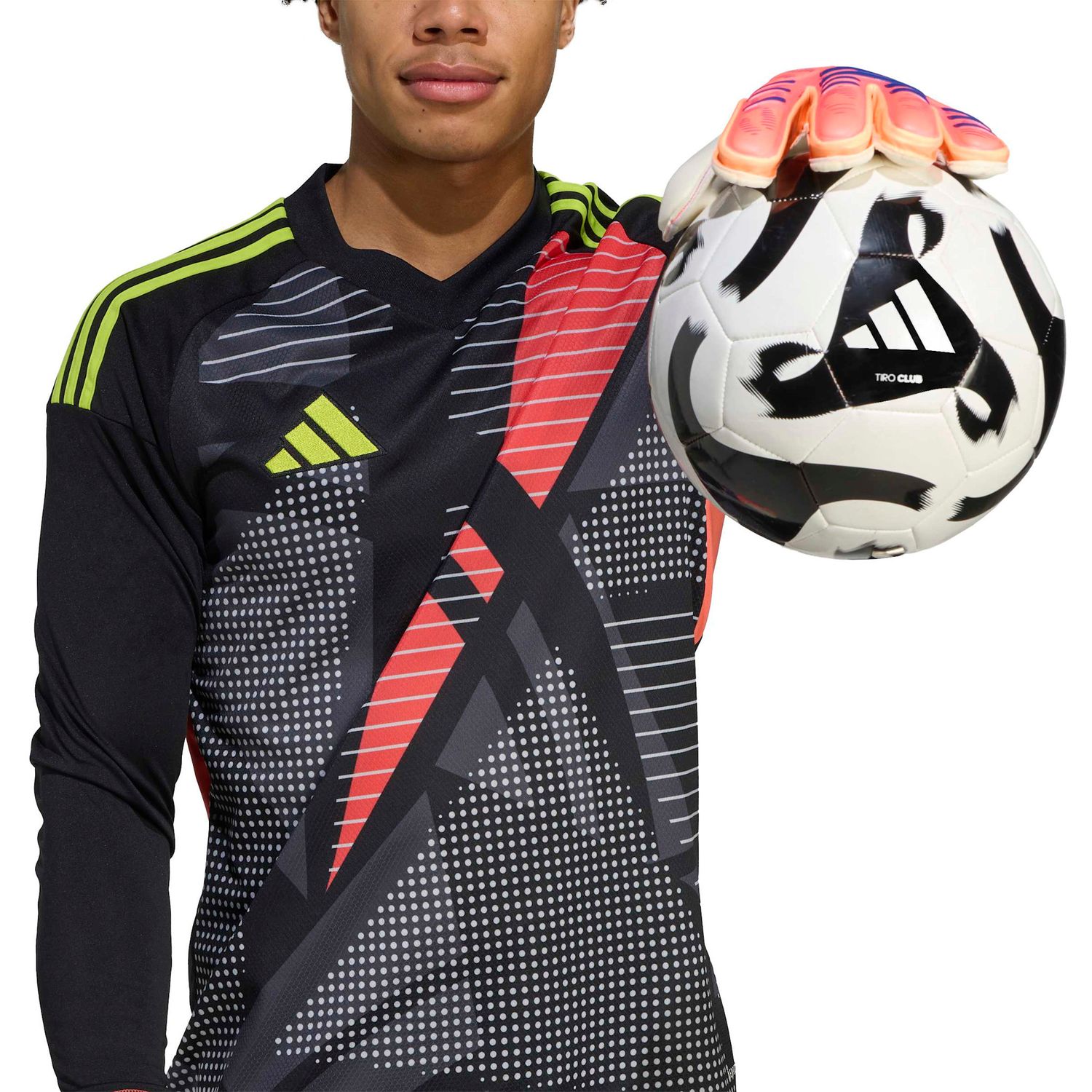 PREDATOR MATCH FINGERSAVE GK GLOVES (CORAL/BLUE)