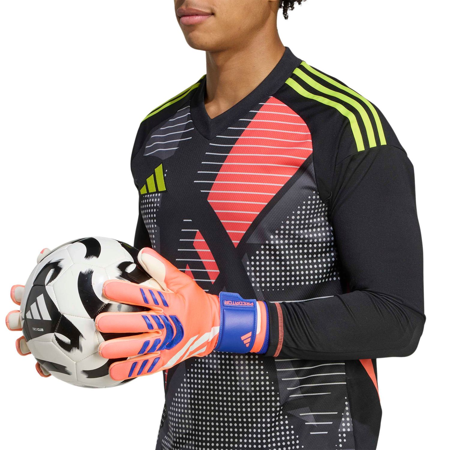 PREDATOR LEAGUE GK GLOVES (CORAL/BLUE)