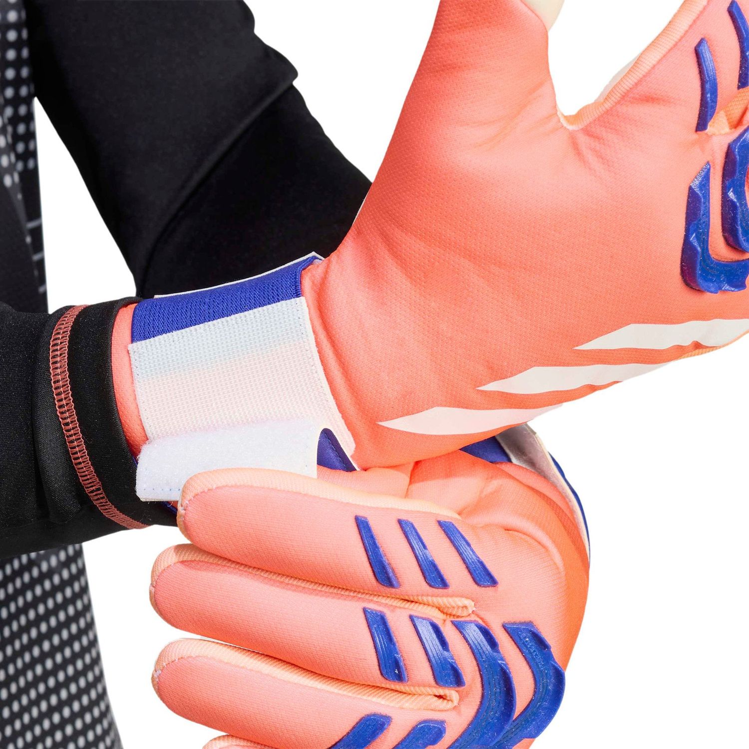 PREDATOR LEAGUE GK GLOVES (CORAL/BLUE)