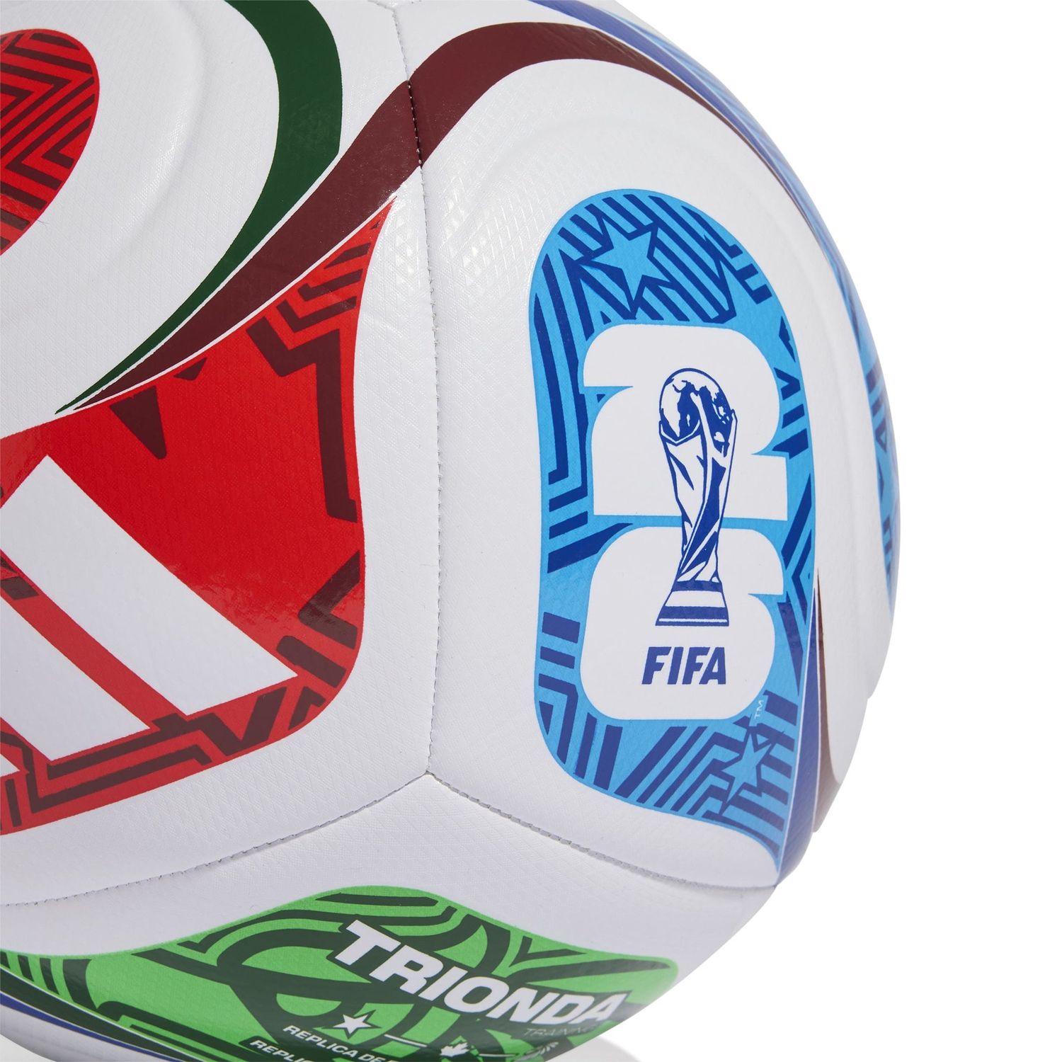 WORLD CUP 2026 TRIONDA TRAINING BALL (RED/GREEN/BLUE)