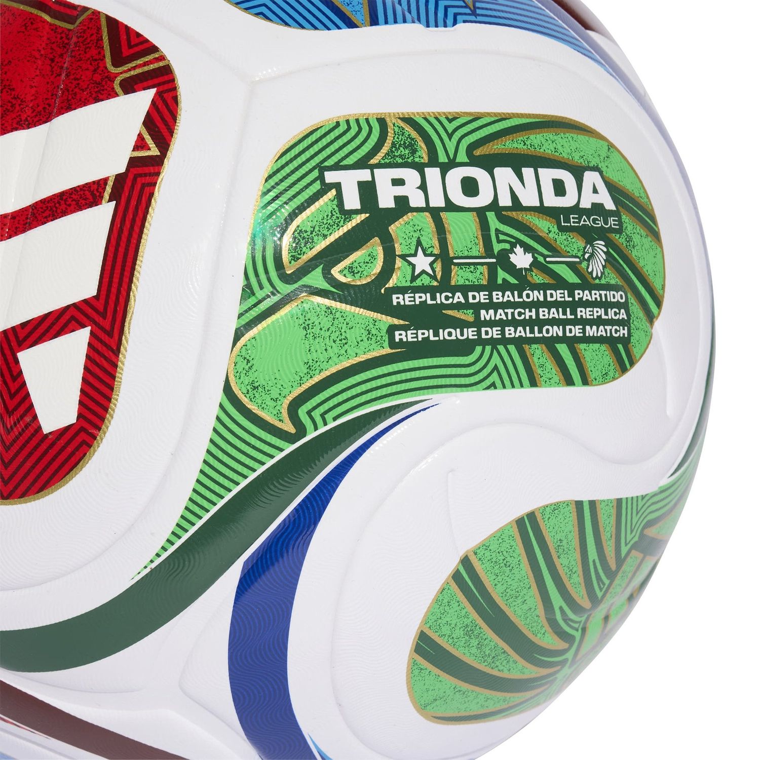 WORLD CUP 2026 TRIONDA LEAGUE BALL (RED/GREEN/BLUE)