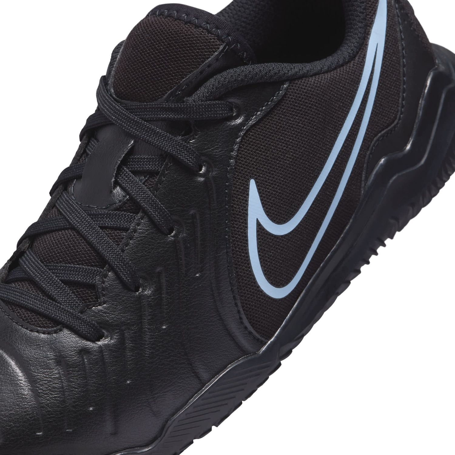 TIEMPO LEGEND 10 CLUB IC JR (BLACK/LIGHT BLUE)