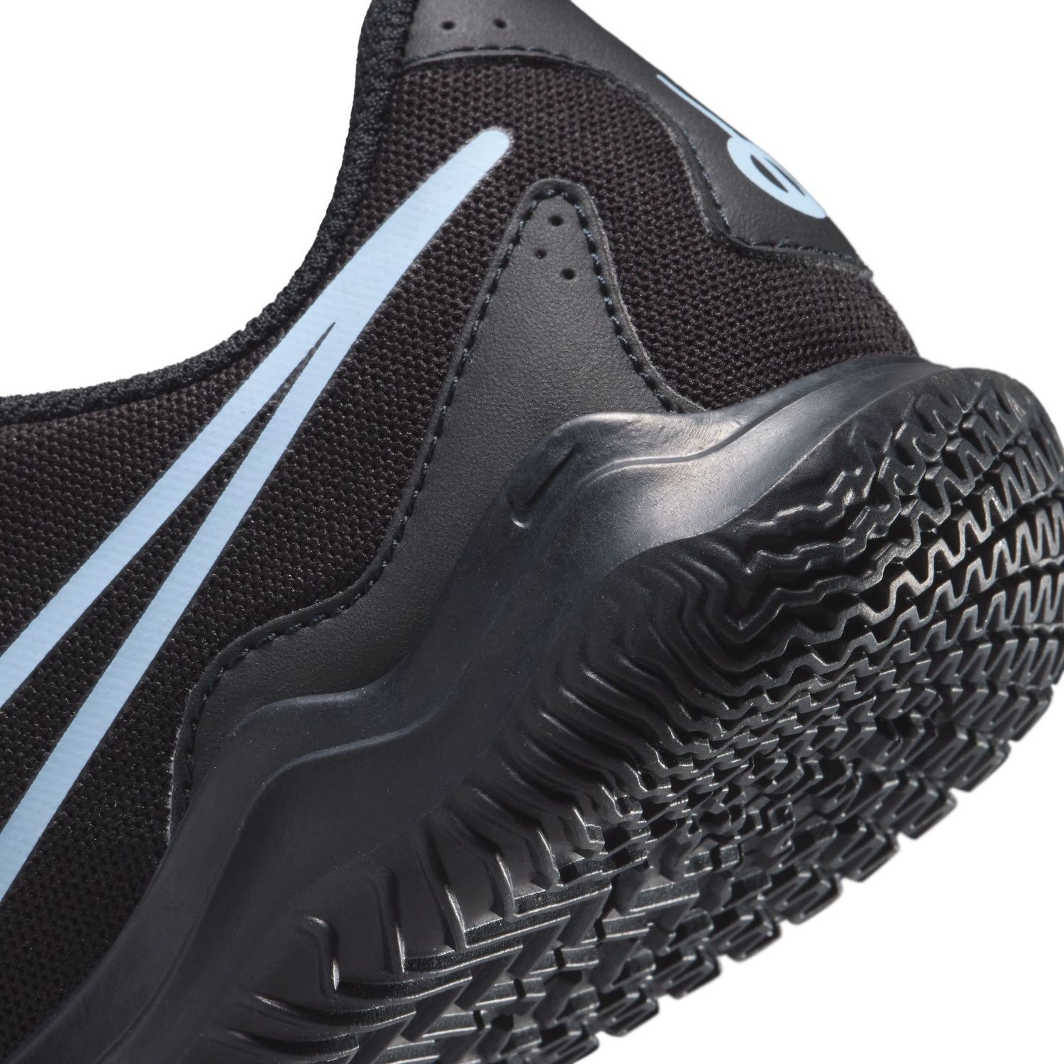 TIEMPO LEGEND 10 CLUB IC JR (BLACK/LIGHT BLUE)