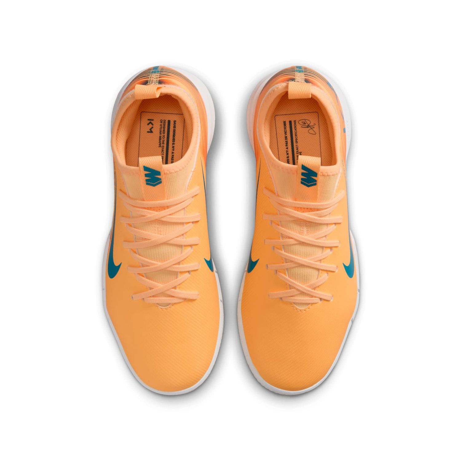 ZOOM MERCURIAL VAPOR 16 ACADEMY KM IC JR (ORANGE/BLUE)