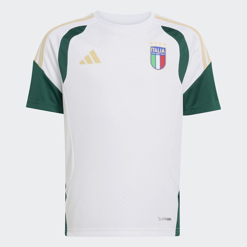 ITALY 2026 TIRO TRAINING JERSEY YOUTH (WHITE/GREEN)