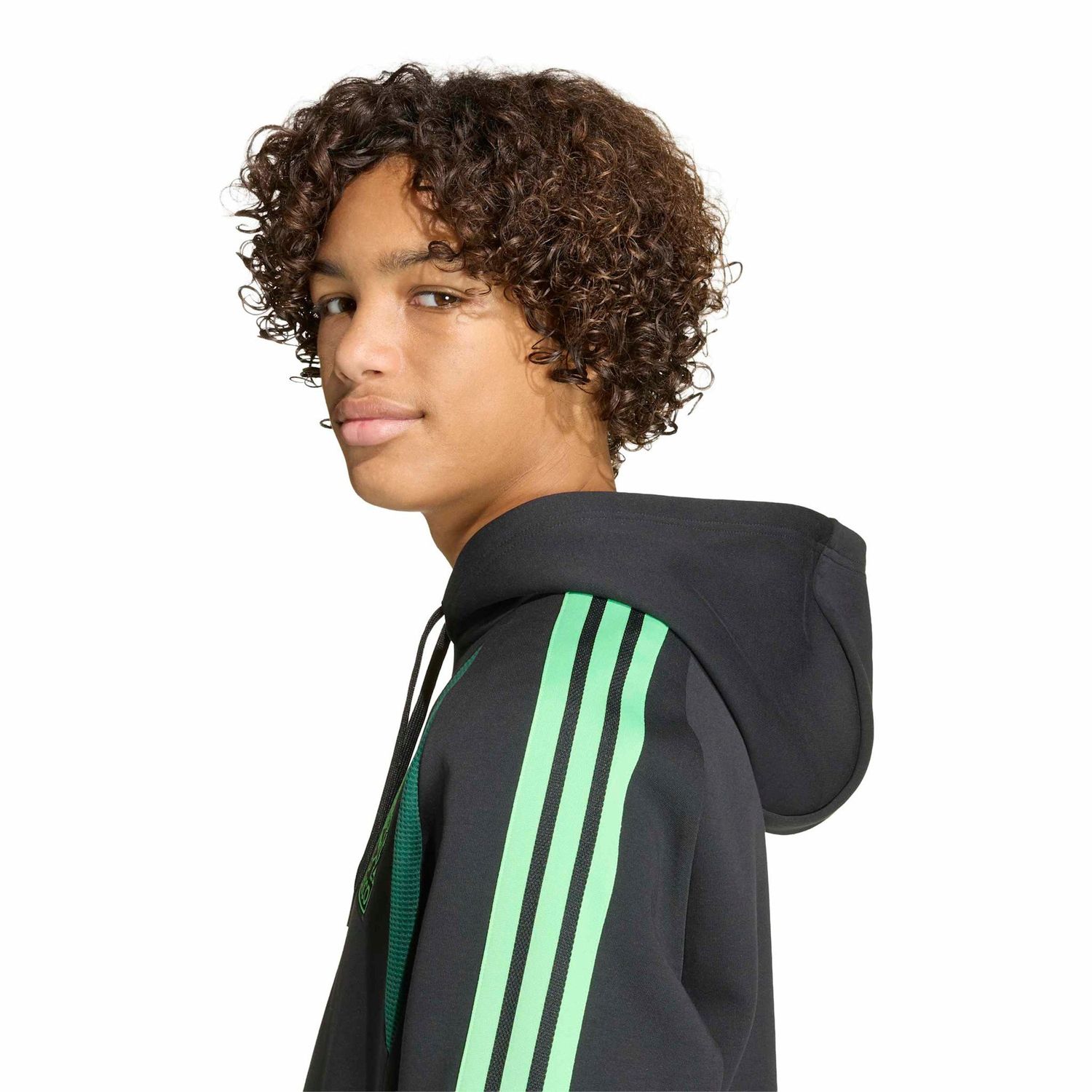 MEXICO 2026 TIRO SWEAT HOODIE YOUTH (BLACK/GREEN)
