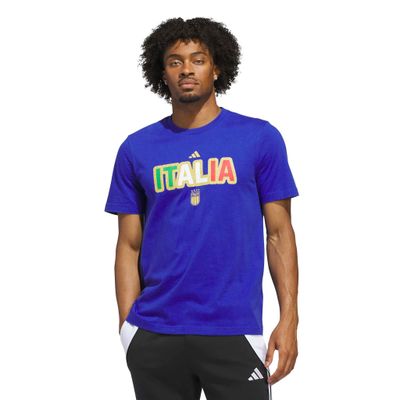 Adidas World Cup 2026 Italy Home Graphic Tee - SoccerWorld