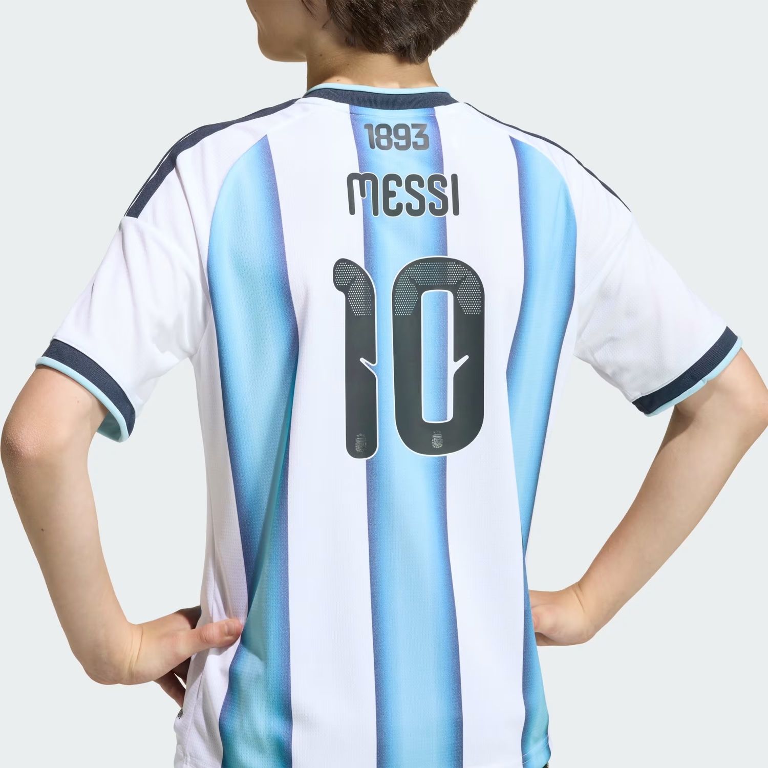 ARGENTINA MESSI 2026 HOME JERSEY YOUTH (WHITE/BLUE)