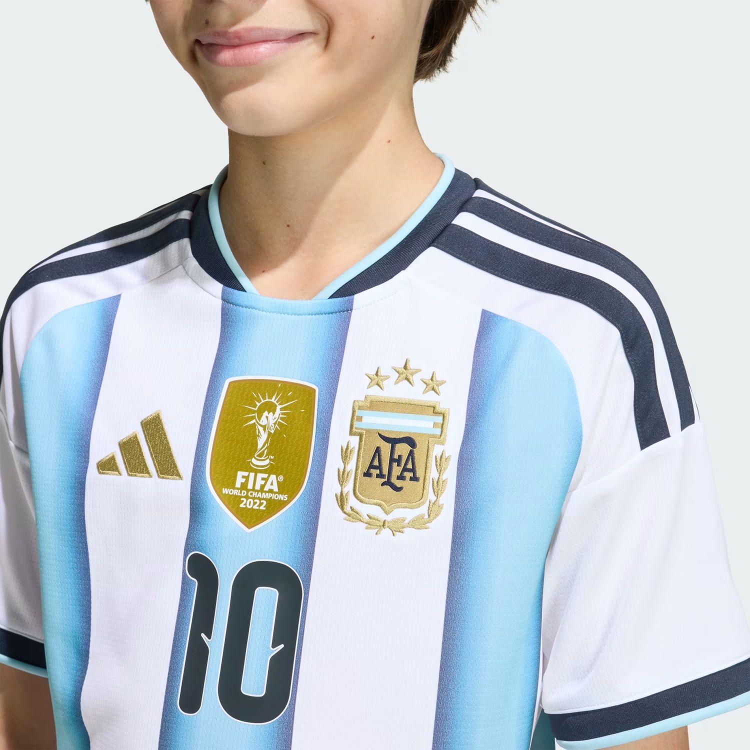 ARGENTINA MESSI 2026 HOME JERSEY YOUTH (WHITE/BLUE)